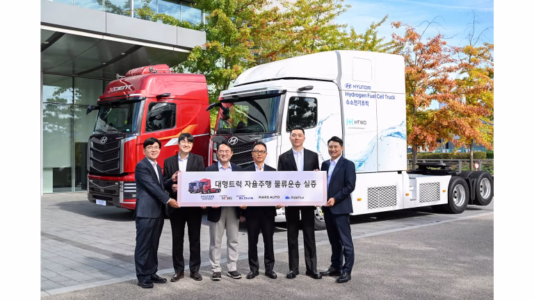 Hyundai and Kia prepare autonomous truck trials in South Korea