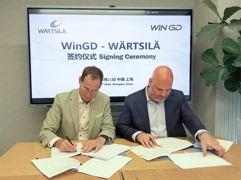 Wärtsilä and WinGD extend global marine engine service partnership