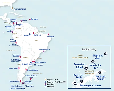 Princess Cruises announces Americas programme with return to Amazon River