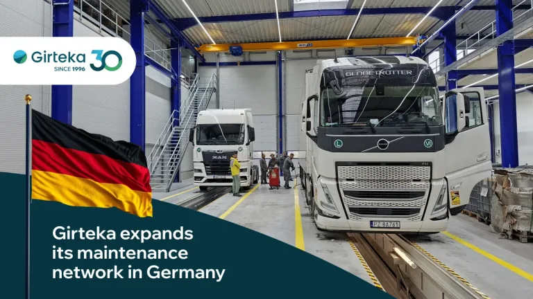 Girteka expands European truck maintenance network with German facility