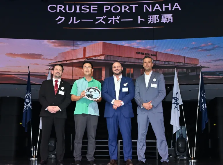 Construction begins on new cruise terminal at Naha Port in Japan